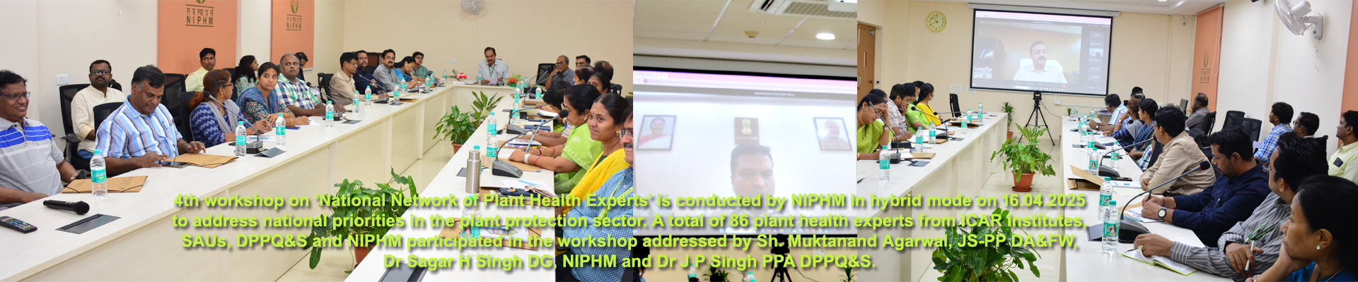 Workshop on National Network of Plant Health Experts @NIPHM