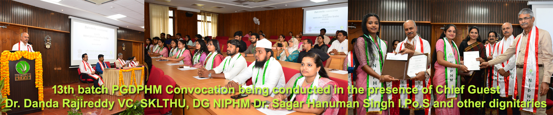 PGDPHM 13th Batch Convocation program @NIPHM